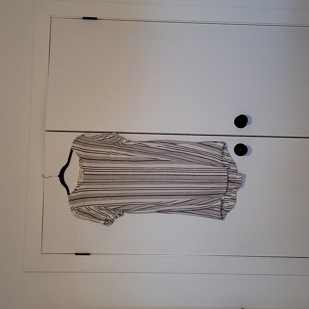 Stripped cotton dress
